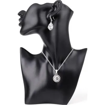 Odpadkový koš Stojánek na šperky SOUJOY Stojánek na náušnice Manekýn Stojánek na náušnice Černý Pryskyřičný