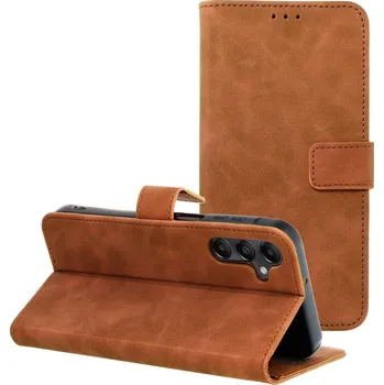 Pouzdro na mobilní telefon Smart Case Pouzdro Smart Tender pro Samsung Galaxy S25 FE hnědé