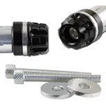 HSM Barevné kroužky a šrouby pro závažíčka Magic, stříbrné, eloxované