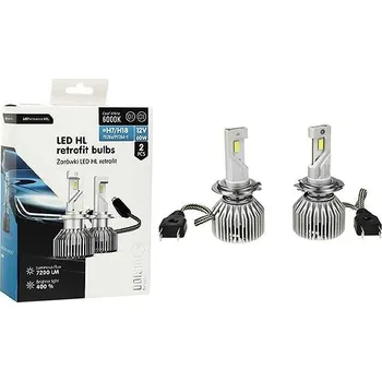 Povinná bezpečnostní výbava Carmotion LED žárovka H7/H18 12V 60W 7200lm VISION, 2 ks