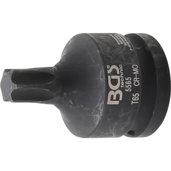 Gola hlavice Hlavice zástrčná tvrzená, 20 mm (3/4"), T-profil (pro Torx) T65 - BGS 5565