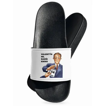 Pánské pantofle Bastard Raději knihu pantofle White