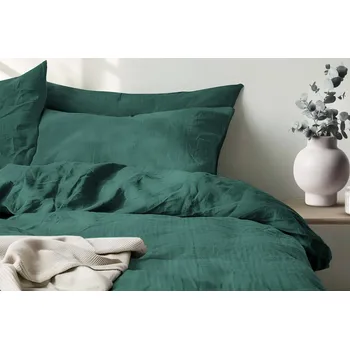 Povlečení DARRÉ Mušelínové povlečení Malachite Velikost: 140 x 220 + 70 x 90