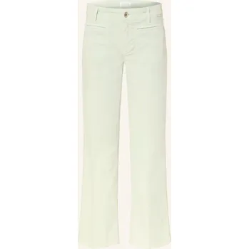 Dámské džíny Cambio Dámské Cropped Džíny Tess, světle zelená, 44