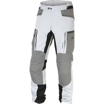 Moto kalhoty NERVE G-Drive světlé textilní cestovní kalhoty na motorku velikost 3XL
