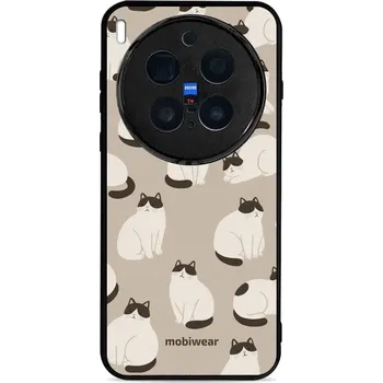 Pouzdro na mobilní telefon Lesklý kryt Mobiwear Glossy - Vivo X300 Pro - G160G Kočičáci (Prémiové lesklé pouzdro, obal, kryt Mobiwear Glossy na mobil Vivo X300 Pro - G160G Kočičáci, materiál Plast + TPU silikon - krytí po všech stranách, neošoupatelný potisk, tenké provedení, možno