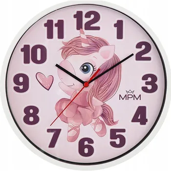 Hodiny Nástěnné hodiny MPM bílé 25 cm