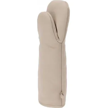 Chňapka BAVLNĚNÁ KUCHYŇSKÁ RUKAVICE DLOUHÁ NA HORKÉ NÁDOBÍ BÉŽOVÁ