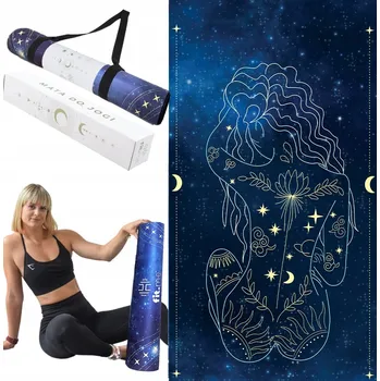 podložka na cvičení Podložka na cvičení Fit.Me 183 cm x 68 cm modrá