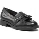 GEOX J AGATA DĚTSKÉ KOŽENÉ MOKASÍNY 28 ŽHL