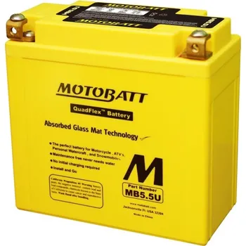 Motobaterie Motobatt 12V 5,5Ah 90A MB5.5U