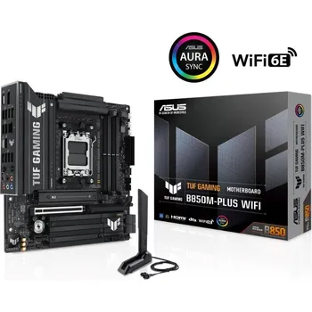 Základní deska ASUS MB Sc AM5 TUF GAMING B850M-PLUS WIFI, AMD B850, 4xDDR5, 1xDP, 1xHDMI, WiFi, mATX