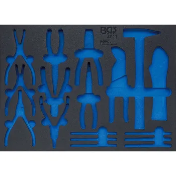 Vložka do dílenského vozíku 3/3, prázdná, pro 4011 - BGS 4011-5