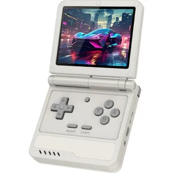 Herní konzole Retro handheld konzole Powkiddy V90S šedá