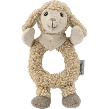 Party dekorace Kousátko Sterntaler Sheep Flocke - Motorická hračka pro chrastítko, hmatání a hraní - Plyšová