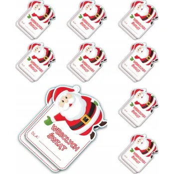 samolepka Klasické Samolepky Santa Claus Sticky Studio 10 ks