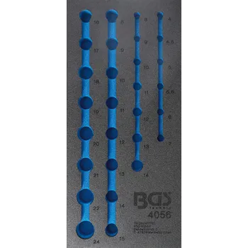 Modul pro hlavice 1/4" + 1/2", prázdný - BGS 4056-1