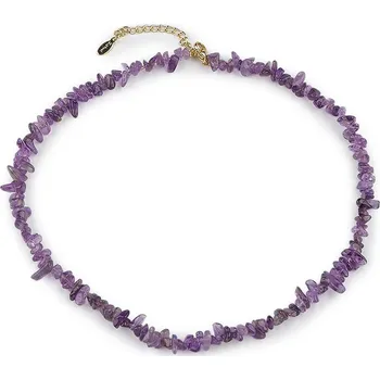 Náhrdelník Náhrdelník ze zlomků minerálů - 4 ametyst