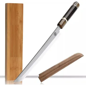 Kuchyňský nůž SA 21784 na Sushi Černá/Hnědá/Bílá