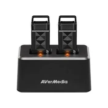 Mikrofon AVerMedia AVerMic nabíjecí stanice bezdrátový Teacher Mic.(AW315-C) (61AW315CA1BA)