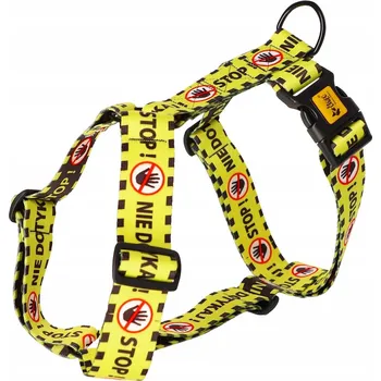 Postroj pro psa Dingo Dvoupopruhové postroje Guard City - Nedotýkej se L