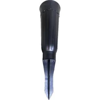 Váza Madona hřbitovní váza plast zapichovací 27 cm - černá