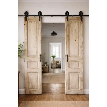 Interiérové dveře Stará Krása - Own Imports Industrialní posuvné dveře na stěnu 210 X 2x 35 cm