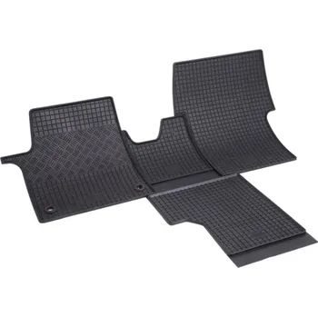 autokoberec Gumové autokoberce Peugeot e-Traveller 2místný + tunel 2016-, Rigum