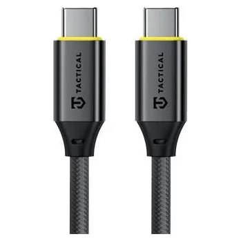 Datový kabel Kabel TACTICAL Fast Rope Aramid 2.0 - USB-C / USB-C - 0,3m