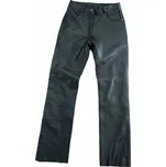 Kožené dámské chopper kalhoty jeans - kožené džíny MEMPHIS černé velikost 42