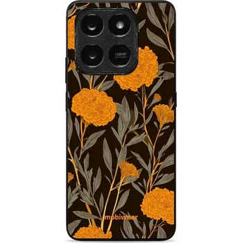 Pouzdro na mobilní telefon Lesklý kryt Mobiwear Glossy - Honor X7d - G175G Oranžové květiny (Prémiové lesklé pouzdro, obal, kryt Mobiwear Glossy na mobil Honor X7d - G175G Oranžové květiny, materiál Plast + TPU silikon - krytí po všech stranách, neošoupatelný potisk, tenké proveden