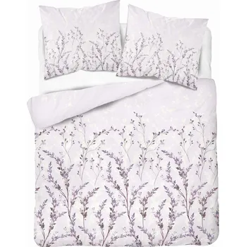 Povlečení LŮŽKOVÉ POVLEČENÍ BAVLNĚNÉHO SATÉNU 220X200 větviček DETEXPOL 5475A