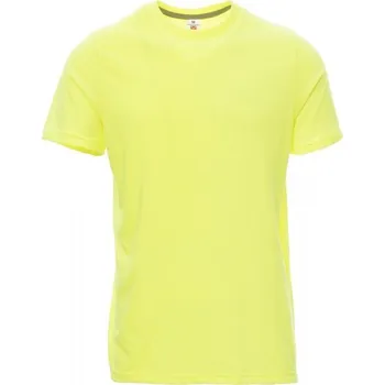 Pánské tričko Payperwear Pánské tričko SUNSET FLUO s kulatým výstřihem Barva: žlutá fluorescentní, Velikost: S