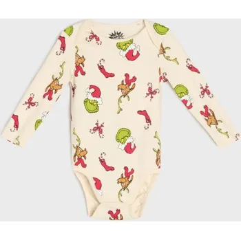 Kojenecké oblečení Sinsay - Body Grinch - krémová - 800EM-01X - 800EM-01X-74