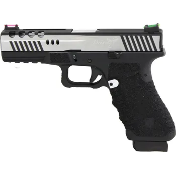 Airsoftová zbraň VÝRPODEJ - Airsoftová pistole Dragonfly - kovový závěr, CO2, GBB, APS