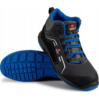 Pracovní obuv Pracovní kotníková obuv Proof černá S3 s ocelovou špičkou, velikost 44