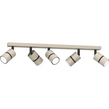 Lustr Stropní svítidlo lišta nastavitelná 5x Gu10 kašmír černá /led/ TUBE