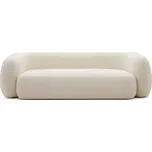 Krémová pohovka z textilie bouclé 246 cm Martina – Kave Home ID_1603758