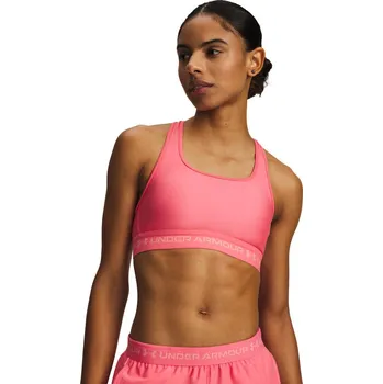 Podprsenka Dámská podprsenka Under Armour Crossback Mid Bra Bittersweet Pink/Posh Pink XL
