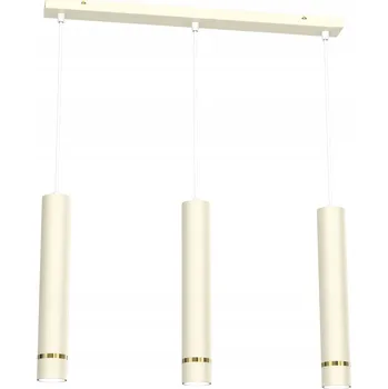 Stropní svítidlo lišta tuba trubka lustr 3xGU10 béžová zlatá /LED/ TUBE