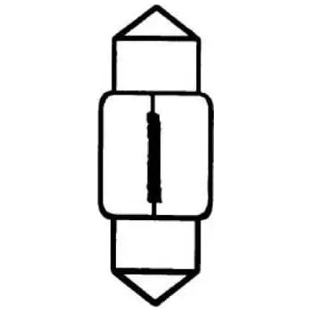 Osvětlení pro motocykl HSM Žárovka 12V3W (SV8.5) O=11x30 mm