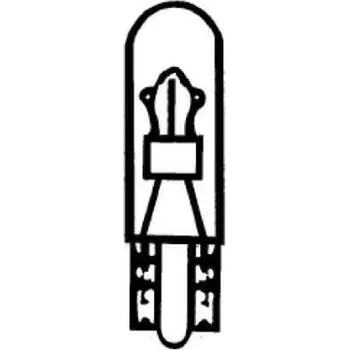 Osvětlení pro motocykl HSM Žárovka T5 6V1, 2W, (W2x4, 6d) O=5x20 mm