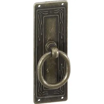 Klepadlo, knopka nábytková LEDA B-100 se štítkem zlatá