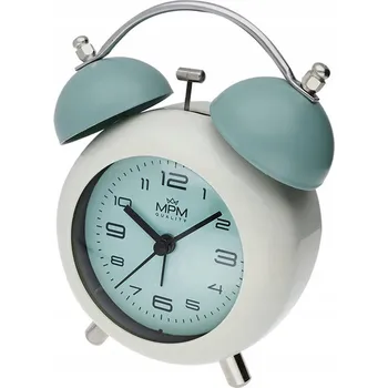 Budík HLASNÝ PASTELOVÝ BUDÍK SE ZVONKY MPM C01.4433.31 TICHÝ MECHANISMUS ALARMU