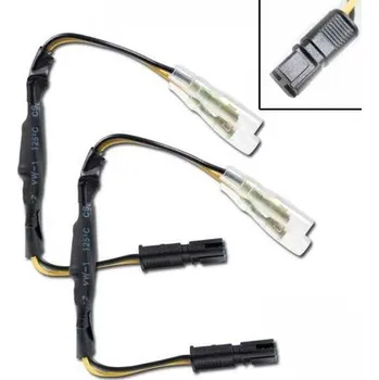 Osvětlení pro motocykl HSM Napájecí kabel blinkru s odporem 27 Ohm/5W na motorku, BMW