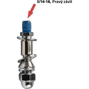 Zrcátko pro motocykl HSM Adaptér na zrcátko Harley-Davidson, chrom, 5/16-18 pravý