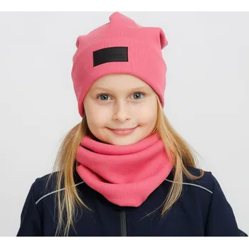 Čepice Růžová žebrovaná čepice Velikost: XL