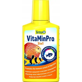 Akvarijní chemie VITAMÍNOVÝ PŘÍPRAVEK 3V1 PRO RYBY A ROSTLINY DO AKVÁRIA TEKUTÝ 100 ML