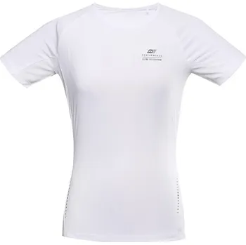 Dámské rychleschnoucí triko s cool-dry ALPINE PRO BONDA white - S