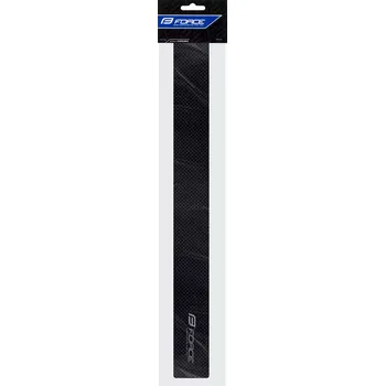rám kola nálepka FORCE pod rám dlouhá, karbon design
